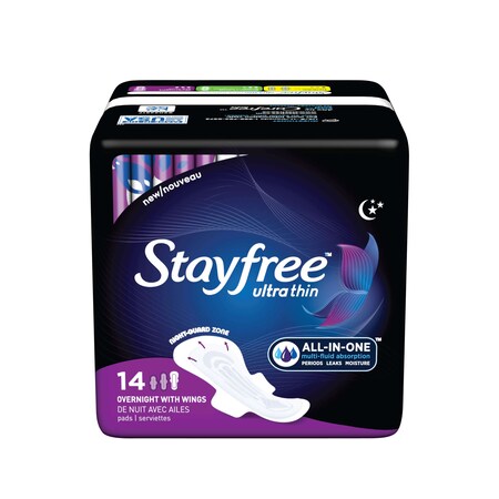 Stayfree Ultra Thin Overnight Pads With Wings, PK112 07046